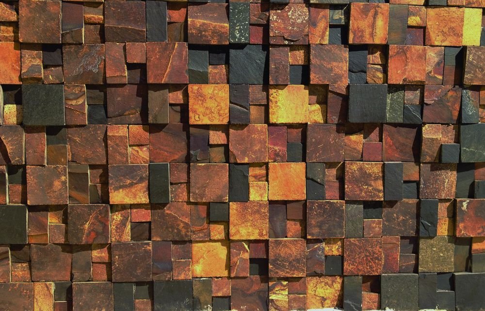 Pedra Ferro Mosaico - pedra decorativa natural, Dec Palmas